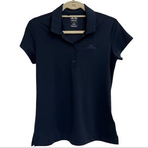 Adidas Golf Womens Size S CLIMALITE Short Sleeve Daniel Island Club Polo Shirt